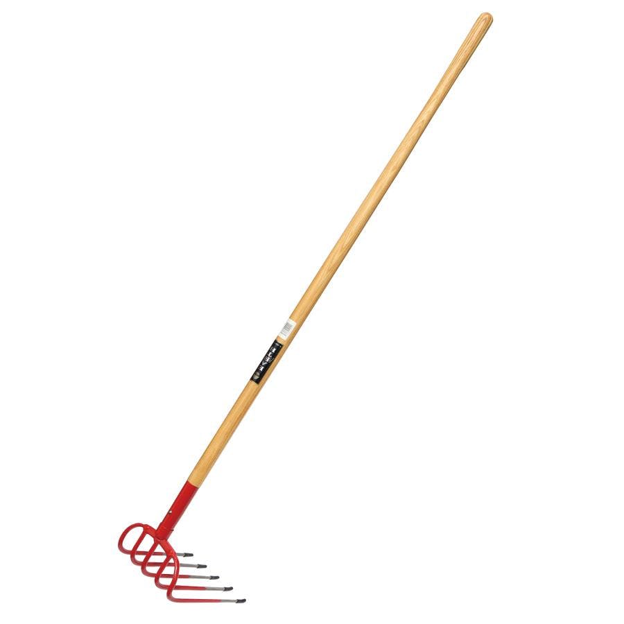 木柄ポテトホーク 5本爪 農用ホーク 【送料無料】