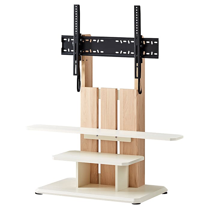 壁寄せテレビ台 キャスター付き TVラック テレビスタンド 77V テレビラック キャスター付き 角度調整 テレビ台
