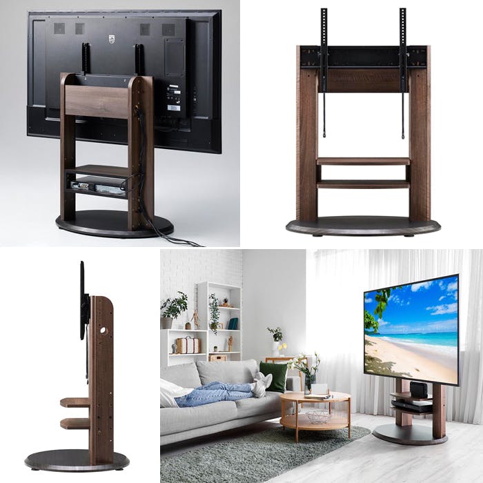 テレビスタンド キャスター付き おしゃれ 壁寄せ コーナー対応 テレビ