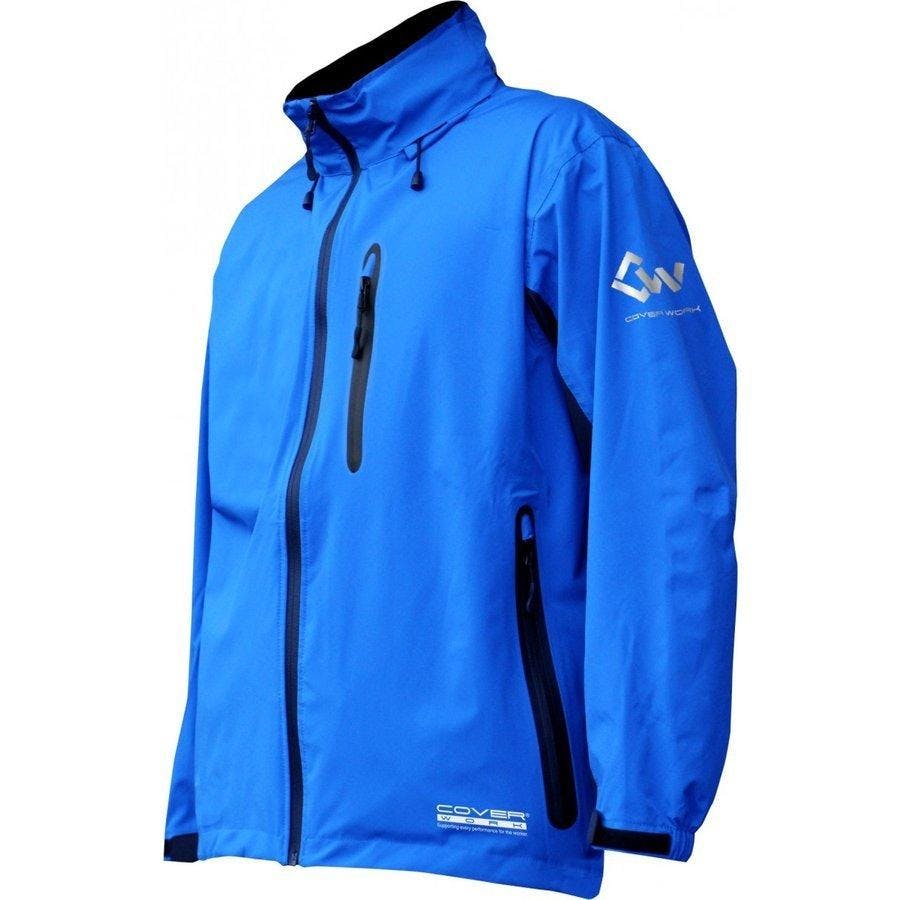 アクロスレイン ブルー L ストレッチレインウェア AG-8000 【送料無料