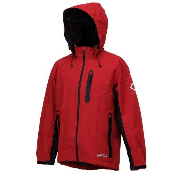 アクロスレイン レッド M 上下セット ストレッチレインウェア AG-8000 【送料無料】