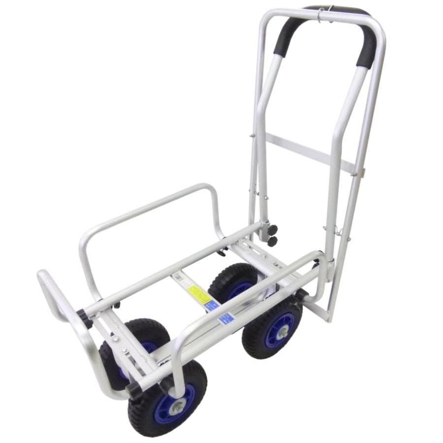 伸縮アルミハウスカー ブレーキ付き TC1408AL-B 8インチノーパンクタイヤ 【送料無料】