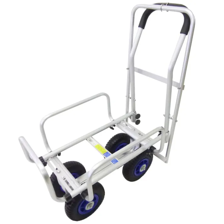 伸縮アルミハウスカー ブレーキ付き TC1408AL-B 8インチノーパンクタイヤ 【送料無料】