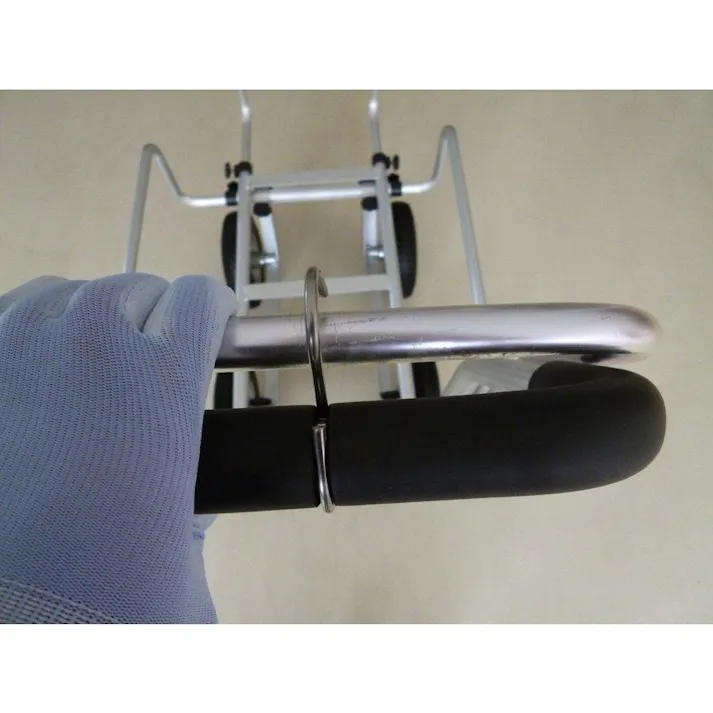 伸縮アルミハウスカー ブレーキ付き TC1408AL-B 8インチノーパンクタイヤ 【送料無料】