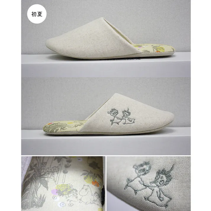 ムーミン スリッパ 大人 室内 レディース ルームシューズ 室内履き おしゃれ 北欧 MOOMIN かわいい ムーミンシリーズ 室内用 部屋ばき 室内ばき オフィス ギフト プレゼント 贈り物 内祝い 引っ越し祝い ムーミン 初夏 約22~24cm対応 (Y) インテリアショップゆうあい