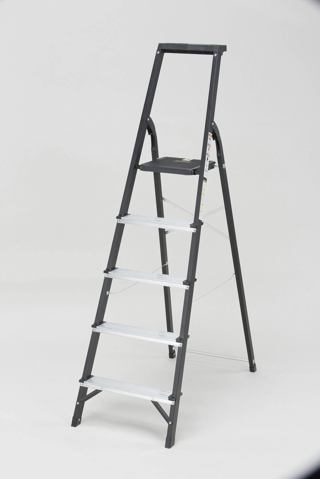 アルミ幅広ステップ踏み台  【5段】  【送料込み】 ＃4535601034612 flife