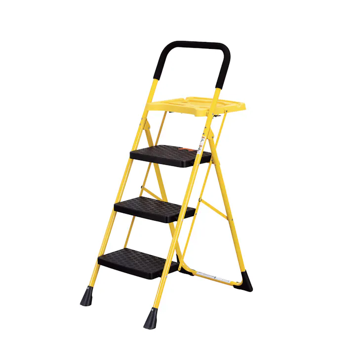 便利なトレー付き脚立 【3段】 【送料込み】 #4589792851220 flife