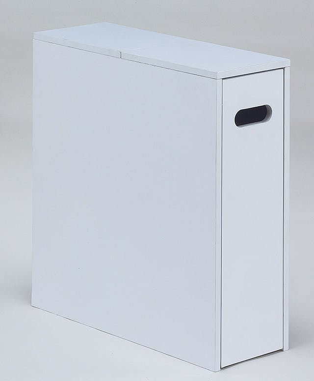 薄型スライドトイレラック  【ホワイト】  【送料込み】 ＃4589978088365 flife