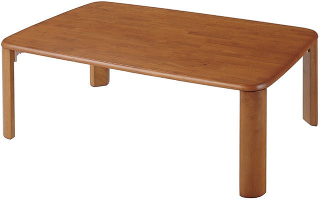 木製収納式折れ脚テーブル 【120cm幅】 【送料込み】 ＃4589978088532