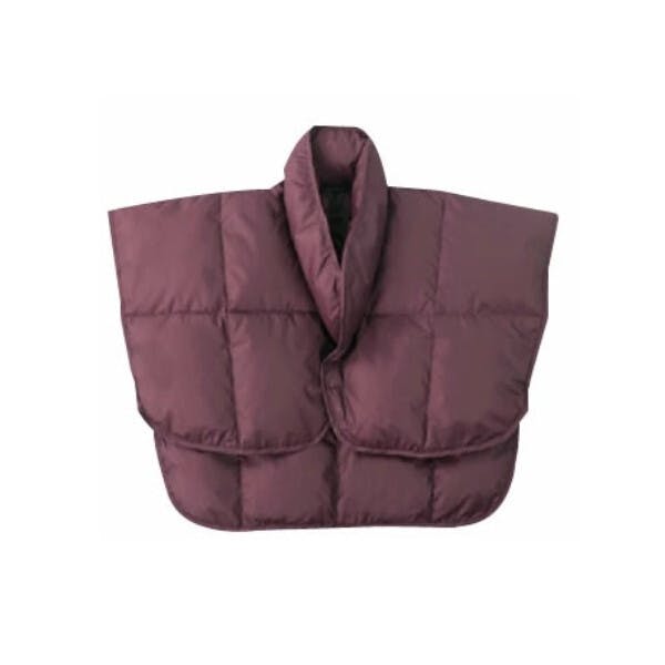 あったか羽毛肩当て  【エンジ】  【送料込み】 ＃4589978095776 flife