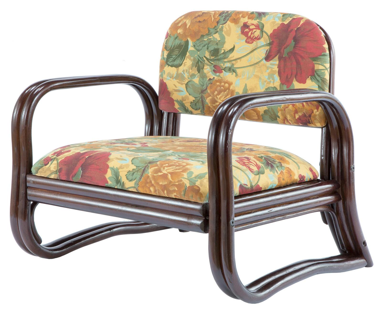 天然籐思いやり座椅子  【ロータイプ】  【送料込み】 ＃4589978826936 flife