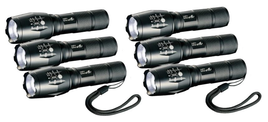 LEDズームライト  【6本組】  【送料込み】 ＃4589978827162 flife