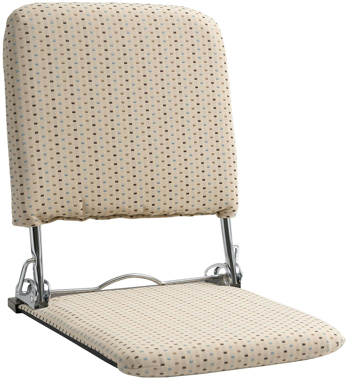 ＜日本製＞和風折りたたみ座椅子  【ベージュ】  【送料込み】 ＃4937047544166 flife