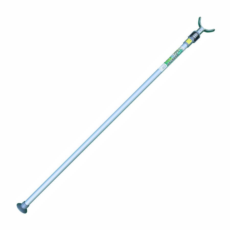 伸縮枝受け支柱 平ストッパータイプ 幅広 12本セット 1.6～2.8m アルミ製 スライド式 果樹支柱 【送料無料】