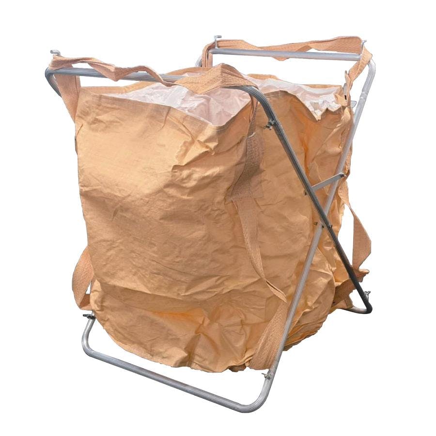 折りたたみフレコンスタンド アルミ製 1100×1100サイズ用 コンテナバッグスタンド 【送料無料】