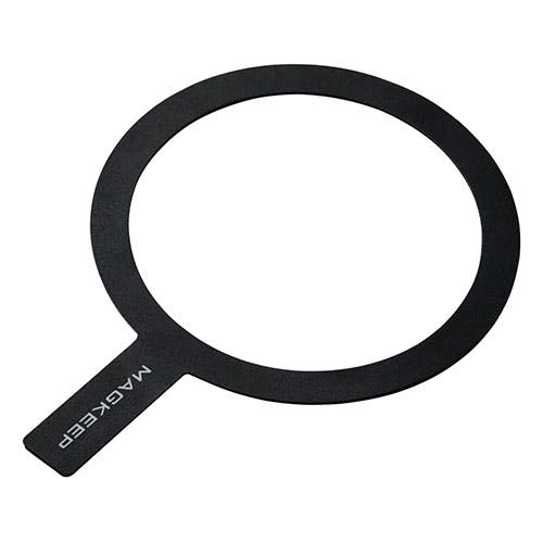 MagSafe マグネットリング ステッカー 強力吸着 ケースに貼るだけ ブラック