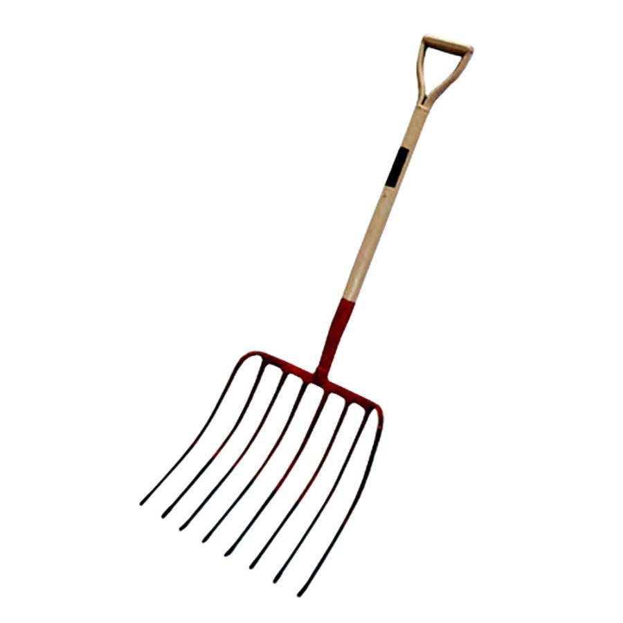 パイプ柄ガーベル 8本爪 農用ホーク 【送料無料】