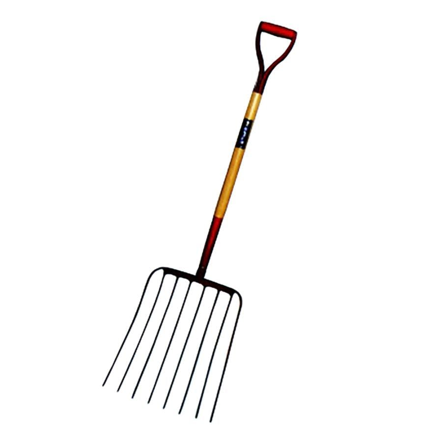 木柄サイレージホーク 8本爪 農用ホーク 【送料無料】