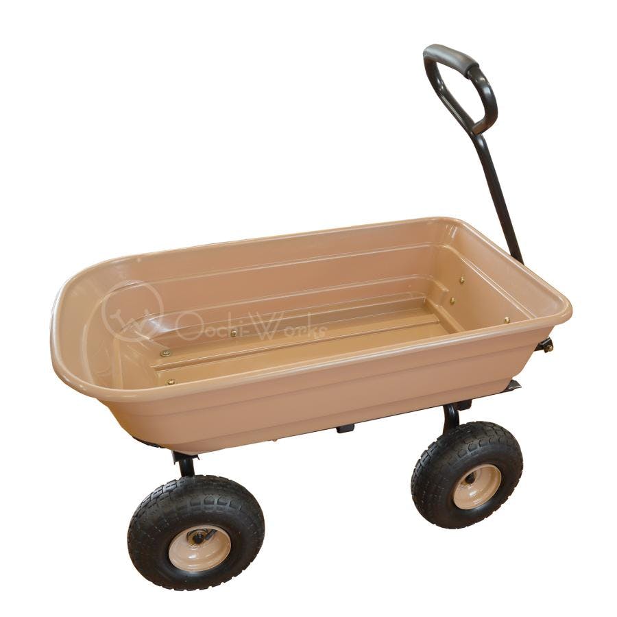 ダンプ式ガーデンキャリー ダンプ式運搬車 耐荷重150kg 【送料無料】