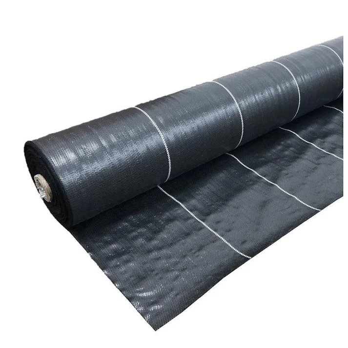 高質防草シート 黒 2m×100m 抗菌剤入り(耐用年数4~6年)厚さ0.4mm 【送料無料】