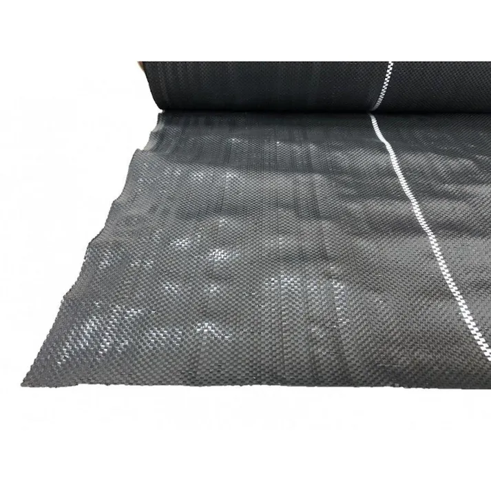 高質防草シート 黒 2m×100m 抗菌剤入り(耐用年数4~6年)厚さ0.4mm 【送料無料】