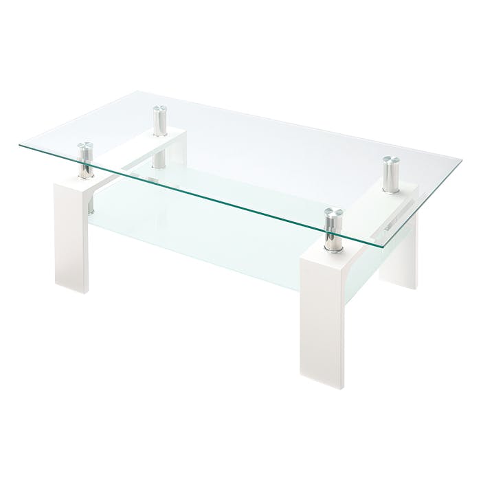 ガラステーブル ローテーブル 長方形 センターテーブル おしゃれ