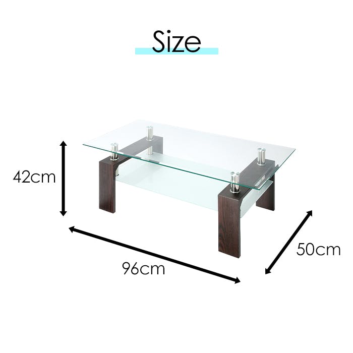 ガラステーブル ローテーブル 長方形 センターテーブル おしゃれ