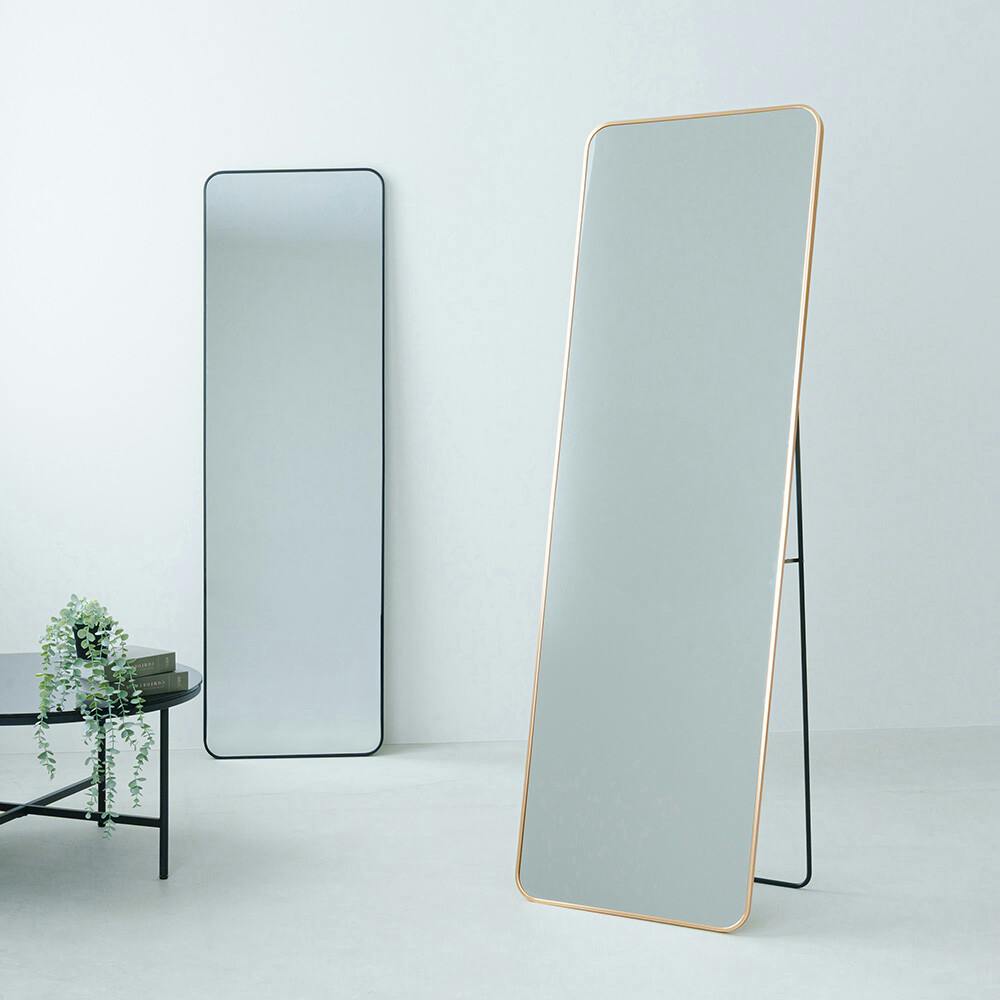 スタンドミラー ルーミー（スクエア）【色／ゴールド（GD）】 スタンド