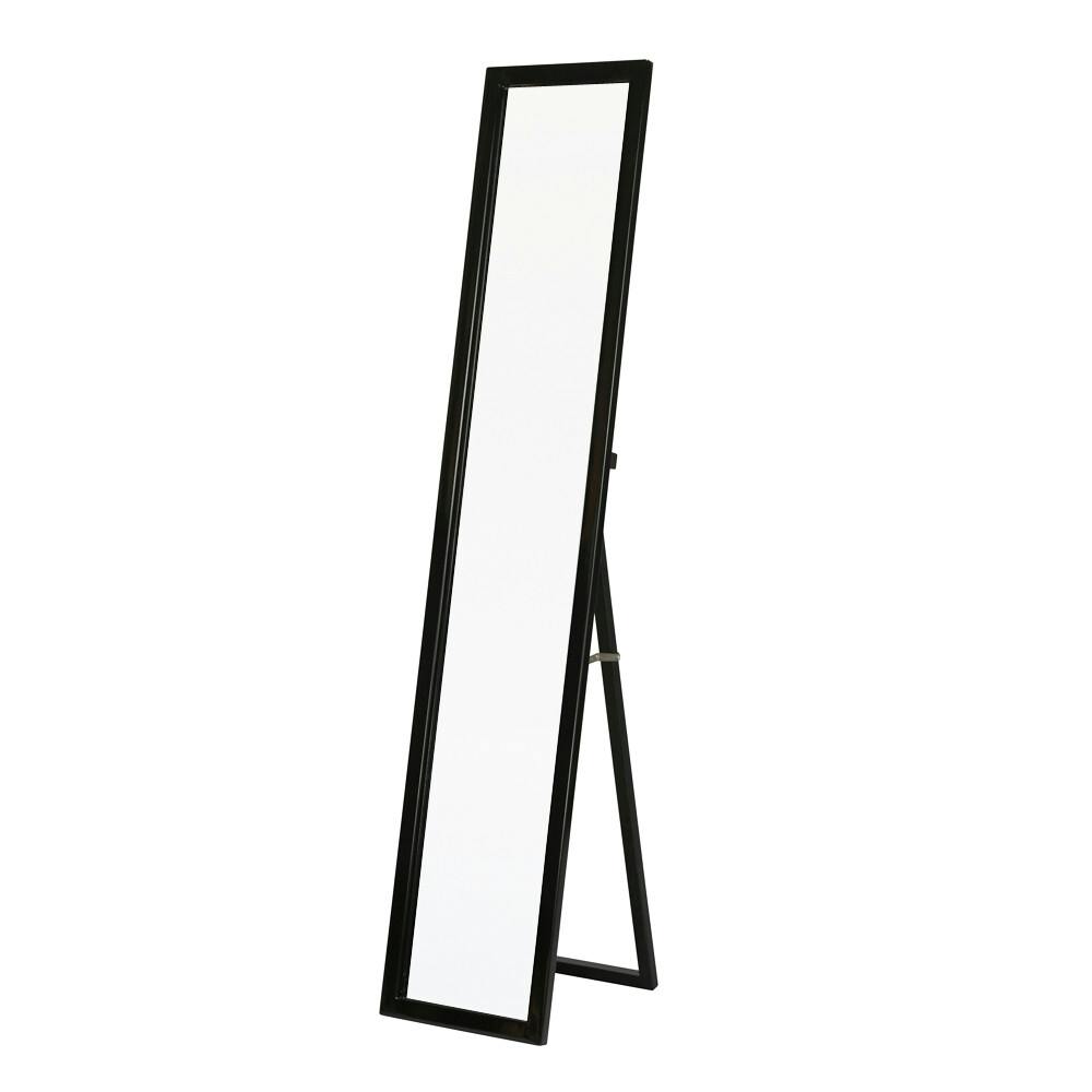 ルックスタンドミラー 【色／ブラック（BK）】 ルックスタンドミラー【幅30cm】 鏡 カガミ 全身 姿見 北欧風 シンプル 折りたたみ ひとり暮らし 【送料込み】 ＃4532947208028 nagai