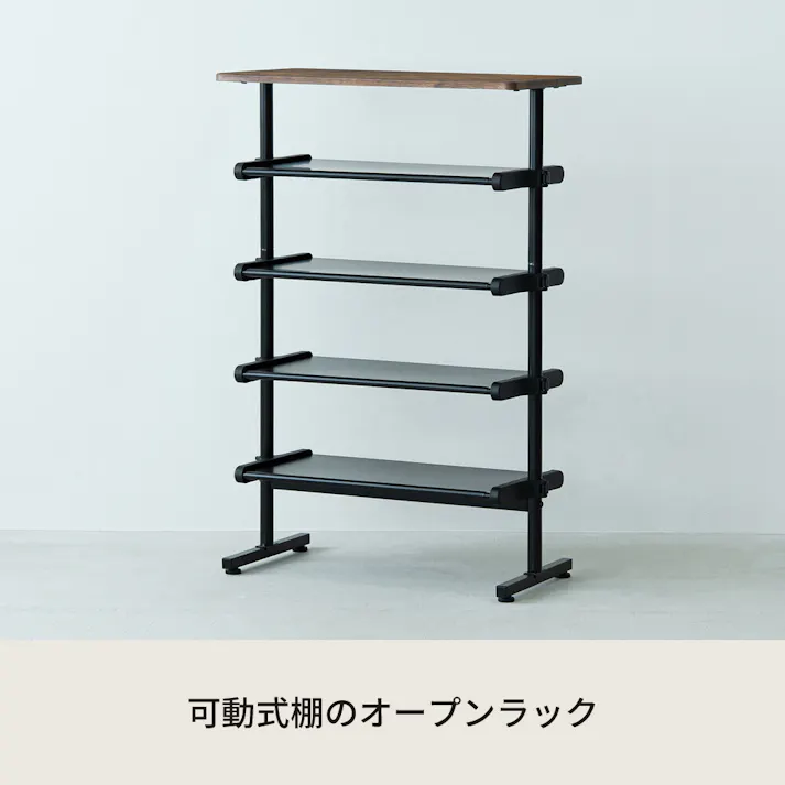 ワンタッチ式可動棚ラック フィット 【色/ウッド(WD)】 ワンタッチ式可動棚ラック フィット 大理石 木目 収納 韓国インテリア シェルフ スリム キッチンラック 【送料込み】 #4532947751227 nagai