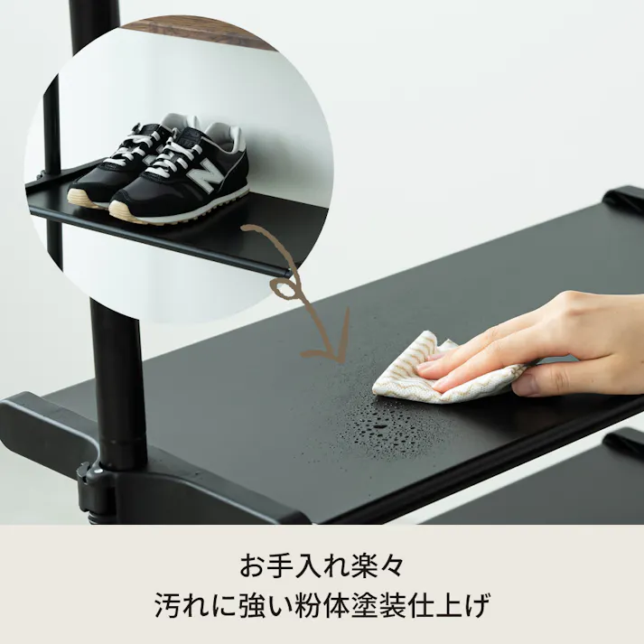 ワンタッチ式可動棚ラック フィット 【色/ウッド(WD)】 ワンタッチ式可動棚ラック フィット 大理石 木目 収納 韓国インテリア シェルフ スリム キッチンラック 【送料込み】 #4532947751227 nagai