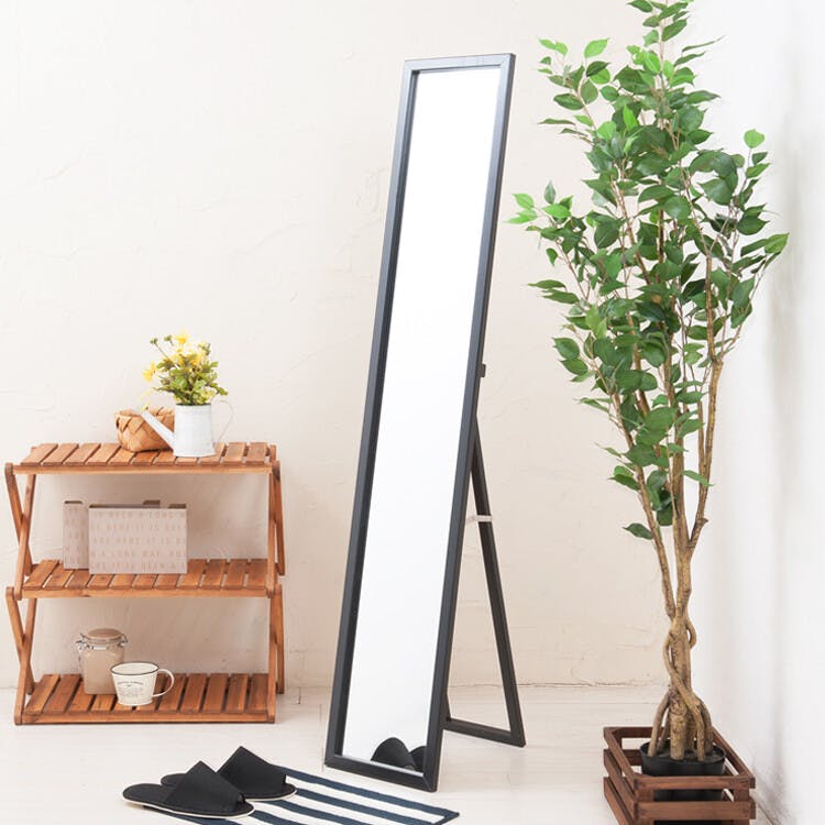 クールスタンドミラー 【色／ブラック（BK）】 クールスタンドミラー