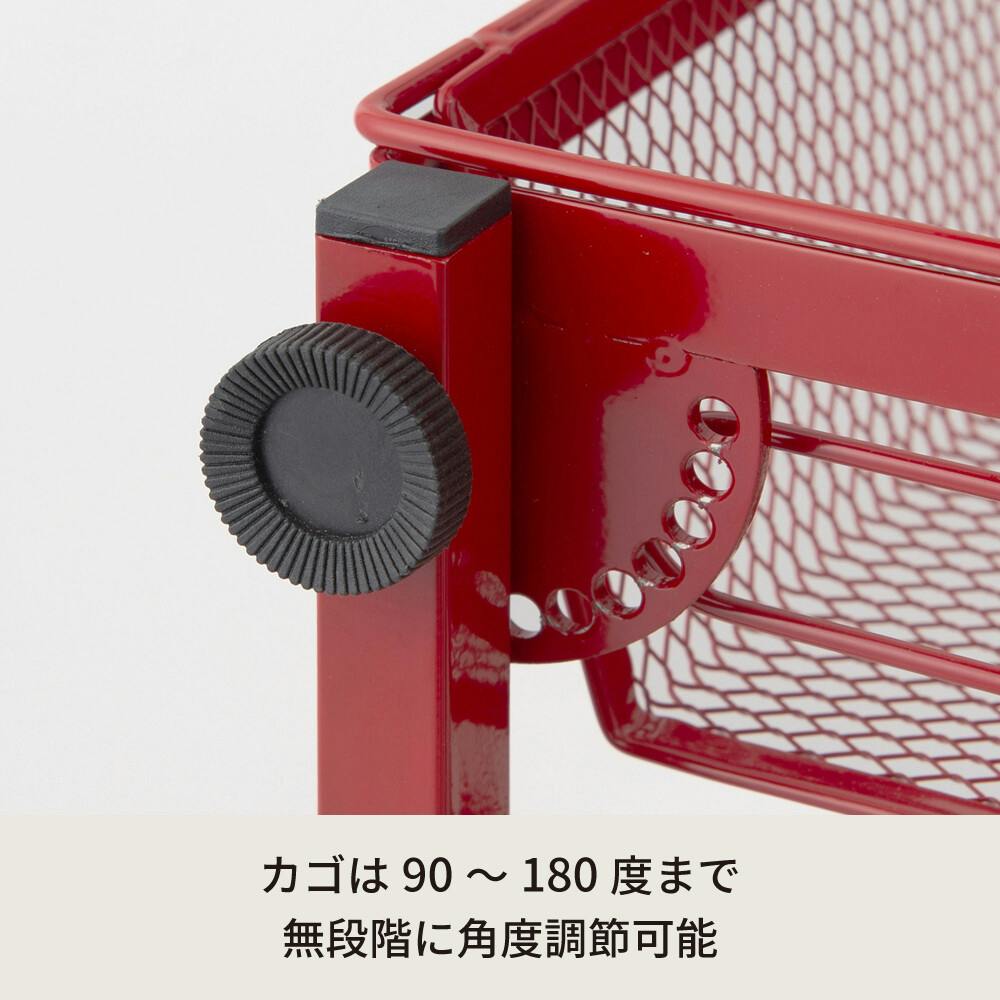 新品　本土送料無料　マルチワゴン ROBUST 3段 キッチンワゴン　レッド 新品 本土送料無料 マルチワゴン ROBUST 3段 キッチンワゴン レッドの