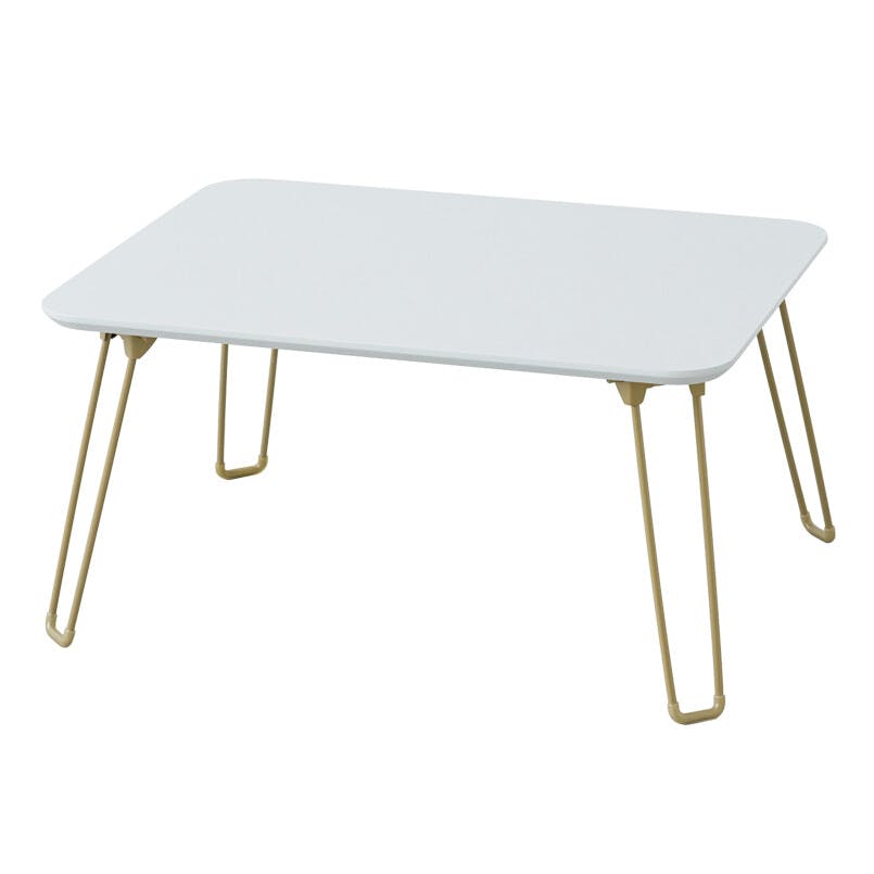 ニーナ 幅60折りたたみテーブル 【色／グレー（GY）】　 ニーナ 幅60折りたたみテーブル 机 ローテーブル パステル 北欧 韓国インテリア ひとり暮らし 【送料込み】 ＃4532947760045 nagai