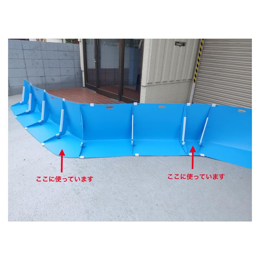 備えあれ板 コーナーパーツ 水害防止パネル 日大工業 004959 浸水対策 水害対策 洪水対策 台風対策 豪雨対策 止水板 【送料無料】