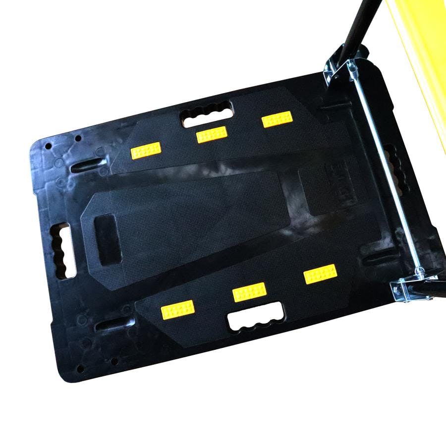 静音プラスチック台車 小 700×450×830mm 150kg 折りたたみ 台車 運搬