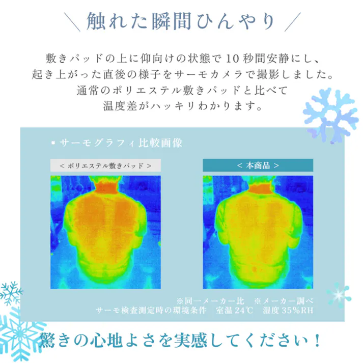 除湿機能付き 冷感敷きパッド セミダブル ブルー
