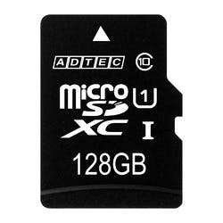 microSDXCカード 128GB UHS1 SD変換Adapter付 AD-MRXAM128G/U1