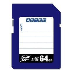 SDXCカード 64GB データ復旧サービス付き AD-SDTX64G/U1