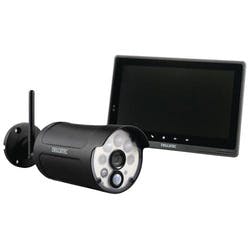 センサーライト付ワイヤレスフルHDカメラ&10inchモニターセット