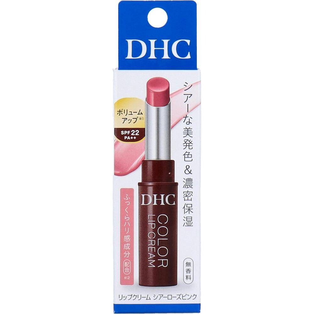 DHC リップクリーム シアーローズピンク SPF22 PA++ 無香料 1.5g ×1点【送料込み】 ＃4511413310267