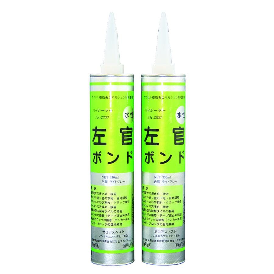 ハイシーラー TK-2300 カートリッジ 330ml 10本入 1ケース 東郊産業 TK2300 アクリル樹脂系エマルション形接着剤 左官ボンド 乾燥硬化（水性） 【送料無料】