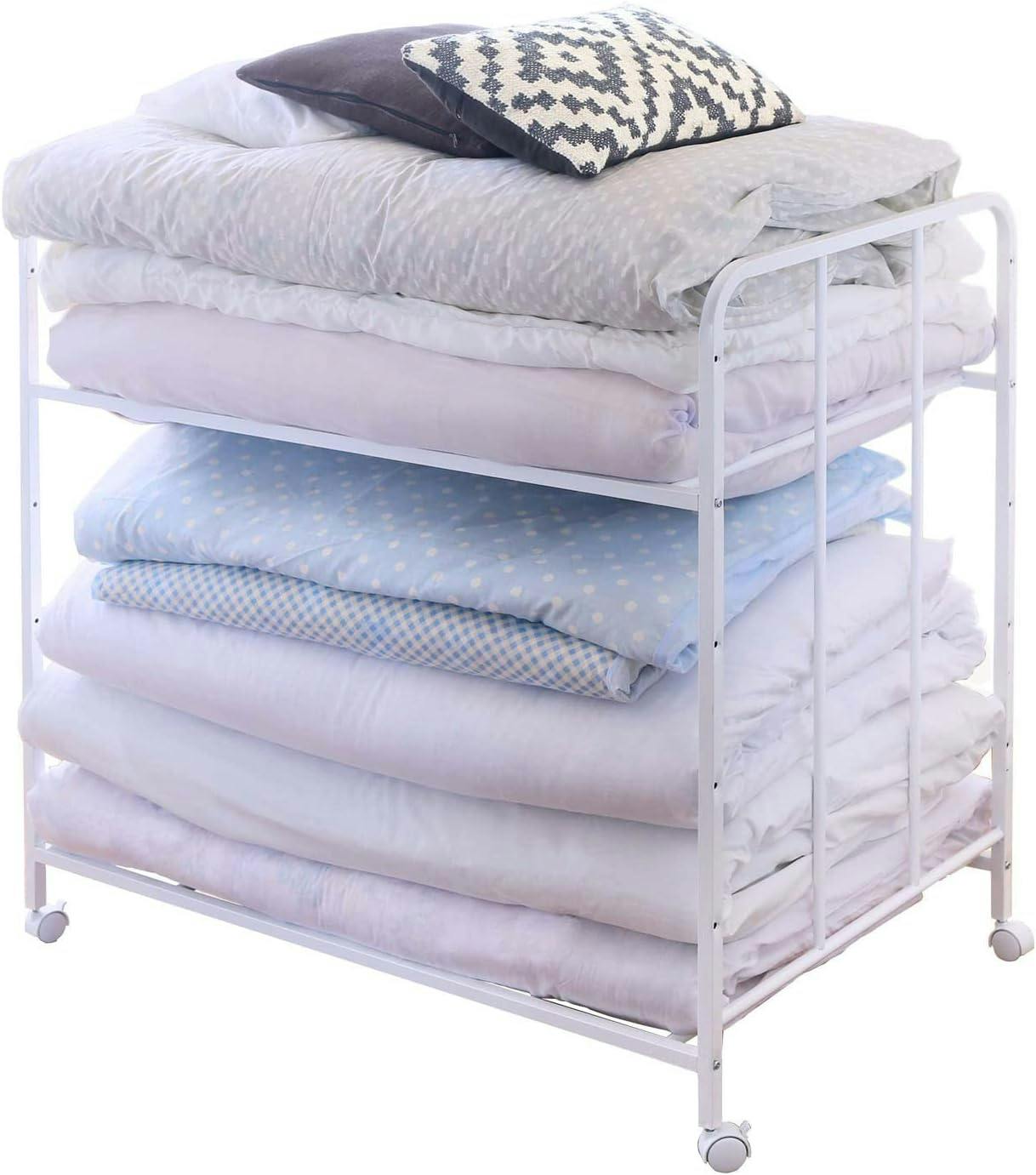 21917【YO-917】 布団 収納 ラック 頑丈 ハイタイプ 棚 2段 日本製