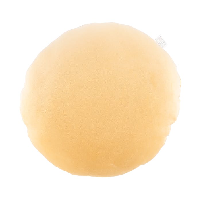 クッション もちもち マシュマロ 気持ちいい 丸型 ラウンドクッション 丸クッション 枕 背あて 直径40cm φ40 イエロー