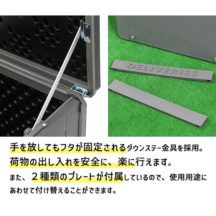 宅配ボックス 収納ボックス 大容量 150L 置き配ボックス ストレージボックス 組立式 荷物ボックス 玄関 屋外 ストッカー ゴミ箱 物置