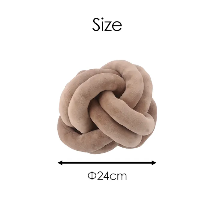 クッション かわいい チャンキー ふわふわ もこもこ ボール型 φ24cm チャンキーボールクッション フロアクッション 可愛い 編み物