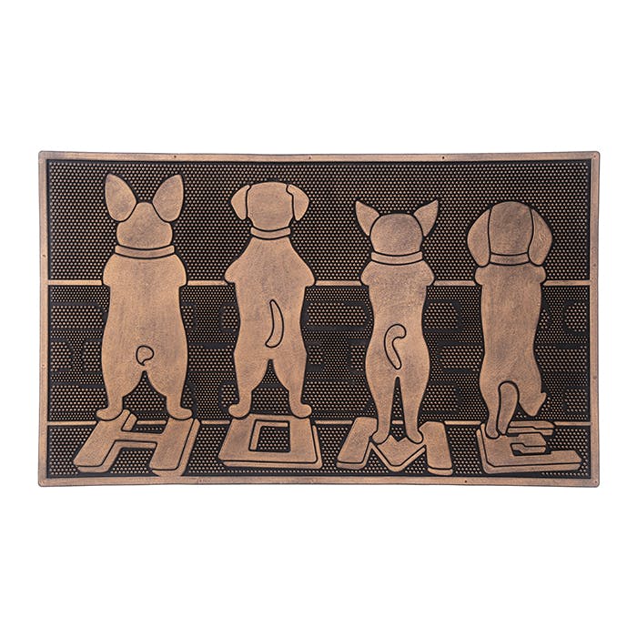 ラバーマット 玄関マット 玄関 ドアマット おしゃれ 屋外 屋内 マット 滑り止め アンティーク調 エントランス 汚れ防止