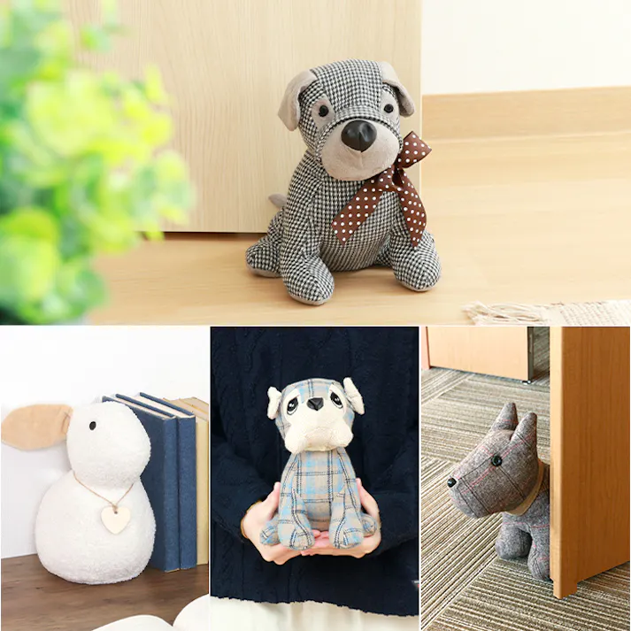 アニマルドアストッパー ぬいぐるみ 動物 かわいい 室内 子供 扉ストッパー アニマル 可愛い ネコ 猫