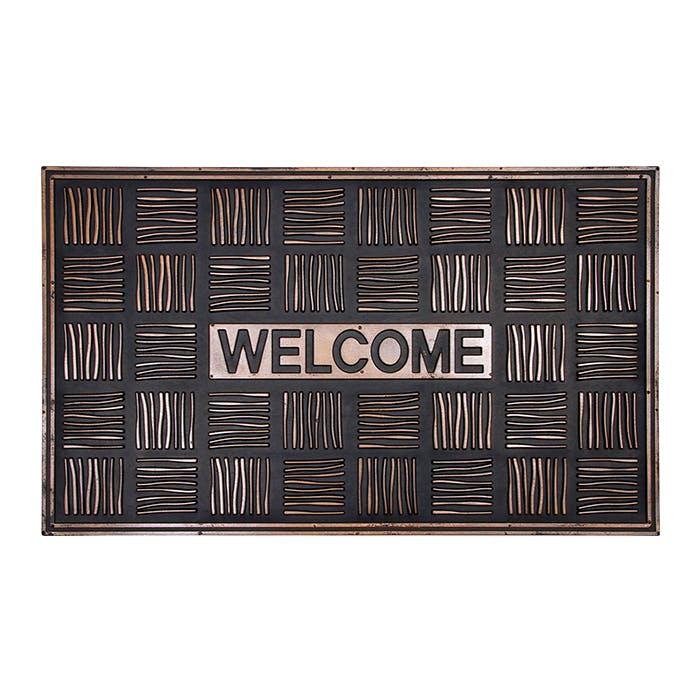 ラバーマット 玄関マット 玄関 ドアマット おしゃれ 屋外 屋内 マット 滑り止め アンティーク調 エントランス 汚れ防止