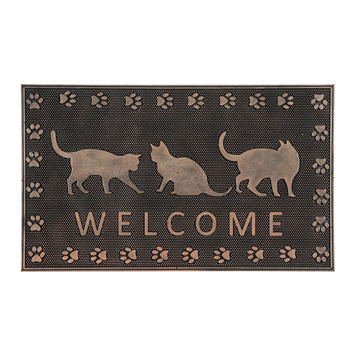 ラバーマット 玄関マット 玄関 ドアマット おしゃれ 屋外 屋内 マット 滑り止め アンティーク調 エントランス 汚れ防止